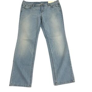 LOFT Women's Straight Leg Jeans - Light Blue